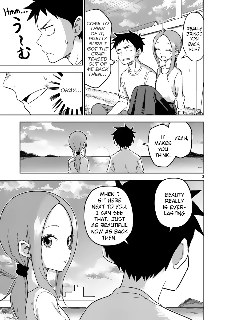 Karakai Jouzu no (Moto) Takagi-san Chapter 185 page 3 - Chapter 185