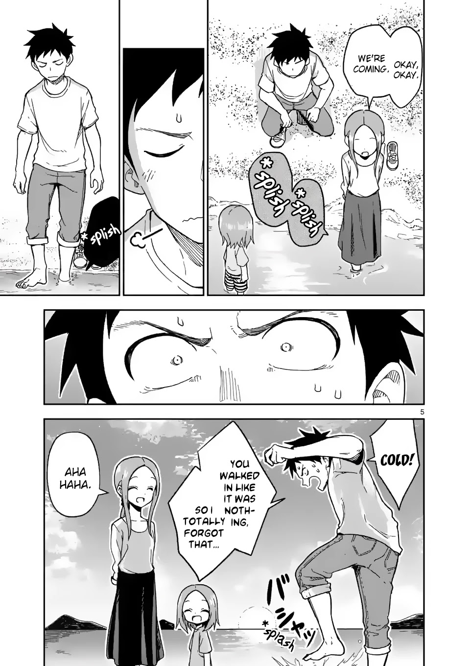 Karakai Jouzu no (Moto) Takagi-san Chapter 185 page 5 - Chapter 185