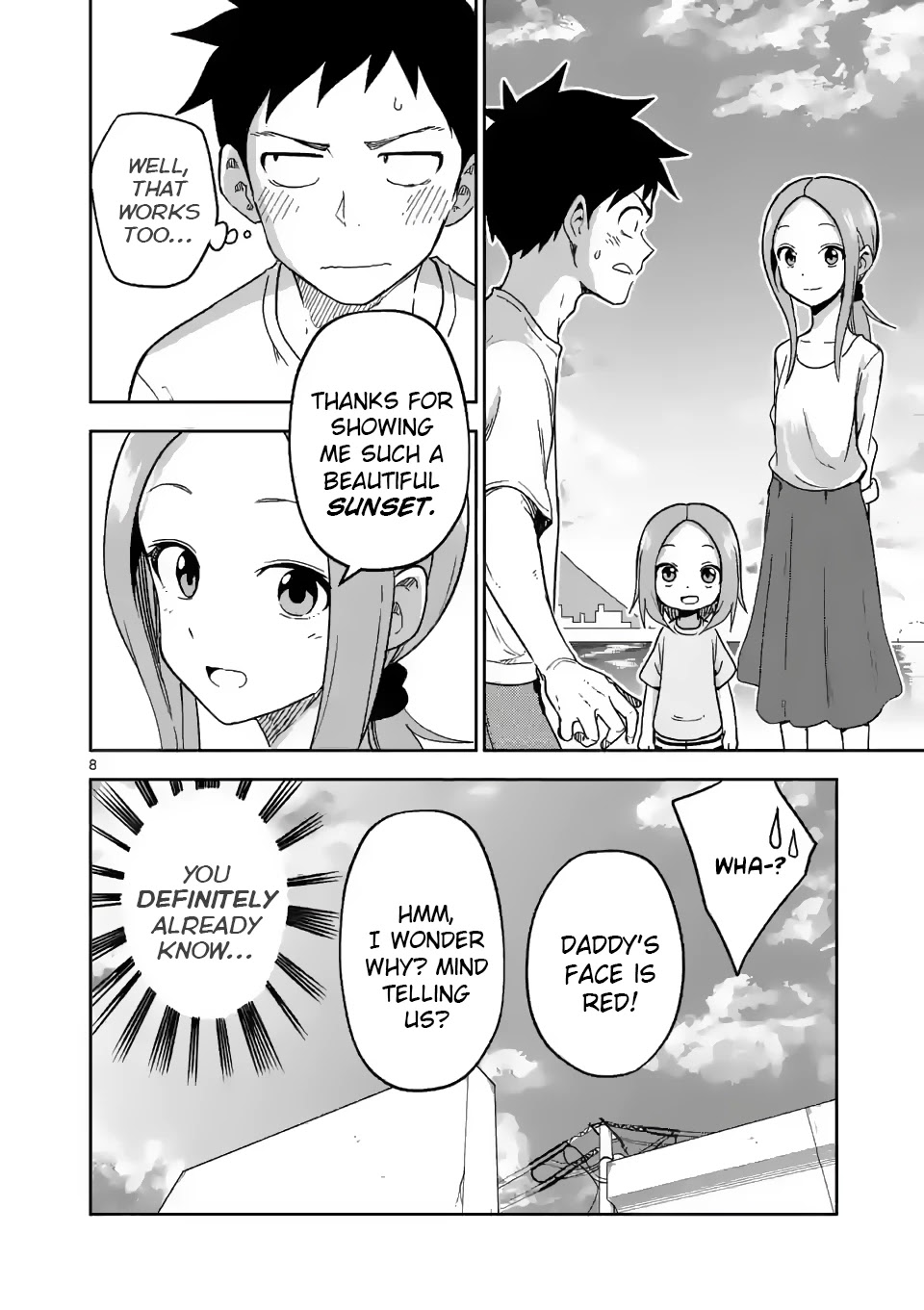Karakai Jouzu no (Moto) Takagi-san Chapter 185 page 8 - Chapter 185