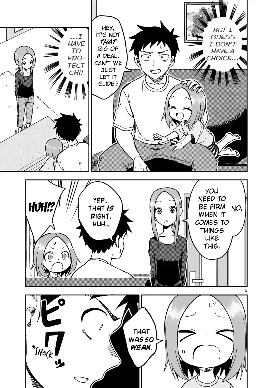 Karakai Jouzu no (Moto) Takagi-san Chapter 187 page 3 - Chapter 187