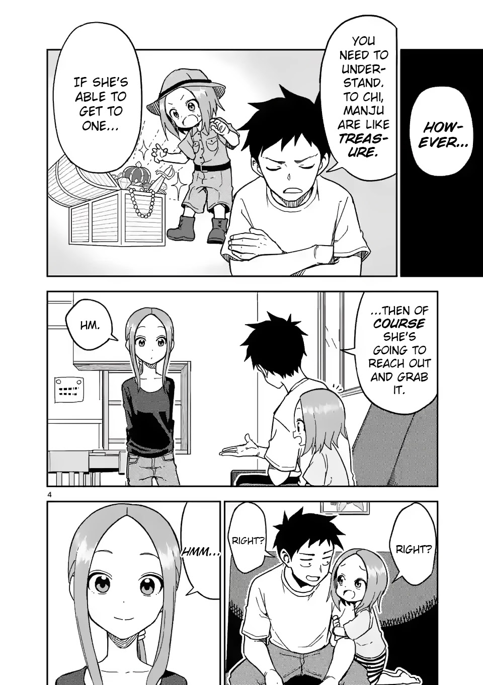 Karakai Jouzu no (Moto) Takagi-san Chapter 187 page 4 - Chapter 187