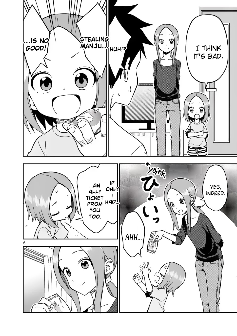 Karakai Jouzu no (Moto) Takagi-san Chapter 187 page 6 - Chapter 187