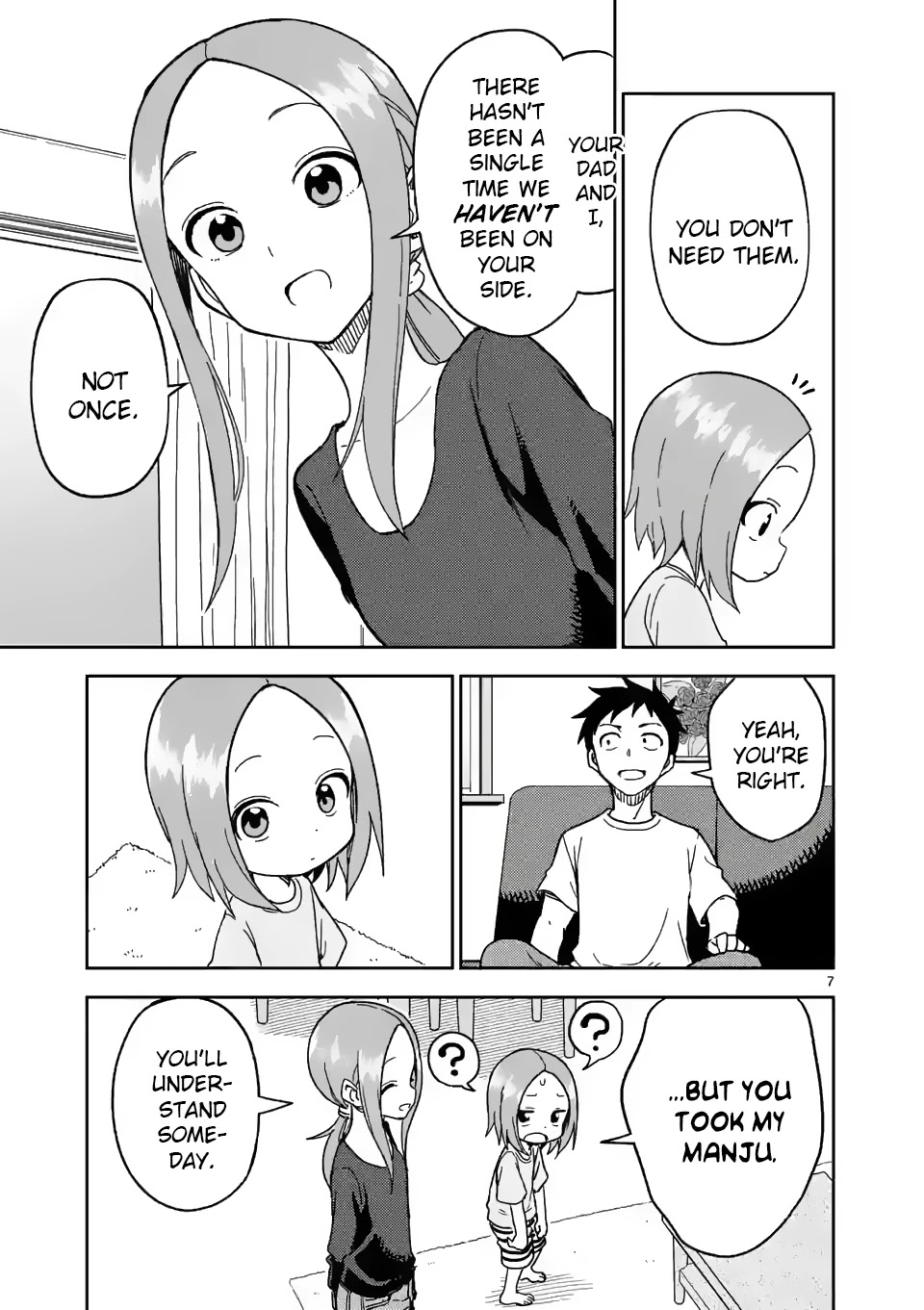 Karakai Jouzu no (Moto) Takagi-san Chapter 187 page 7 - Chapter 187
