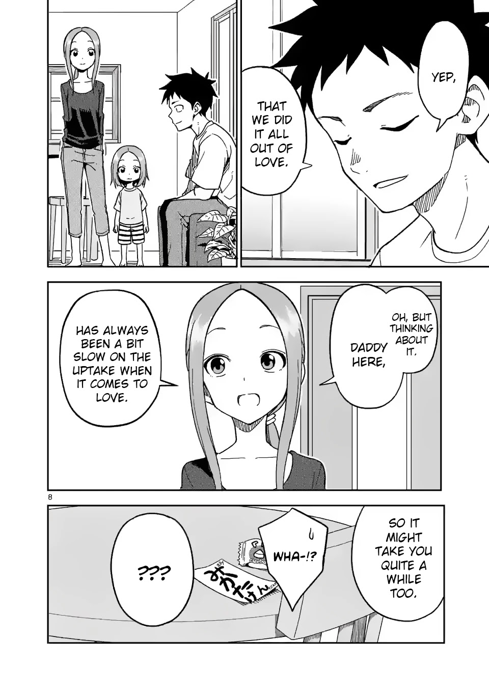 Karakai Jouzu no (Moto) Takagi-san Chapter 187 page 8 - Chapter 187