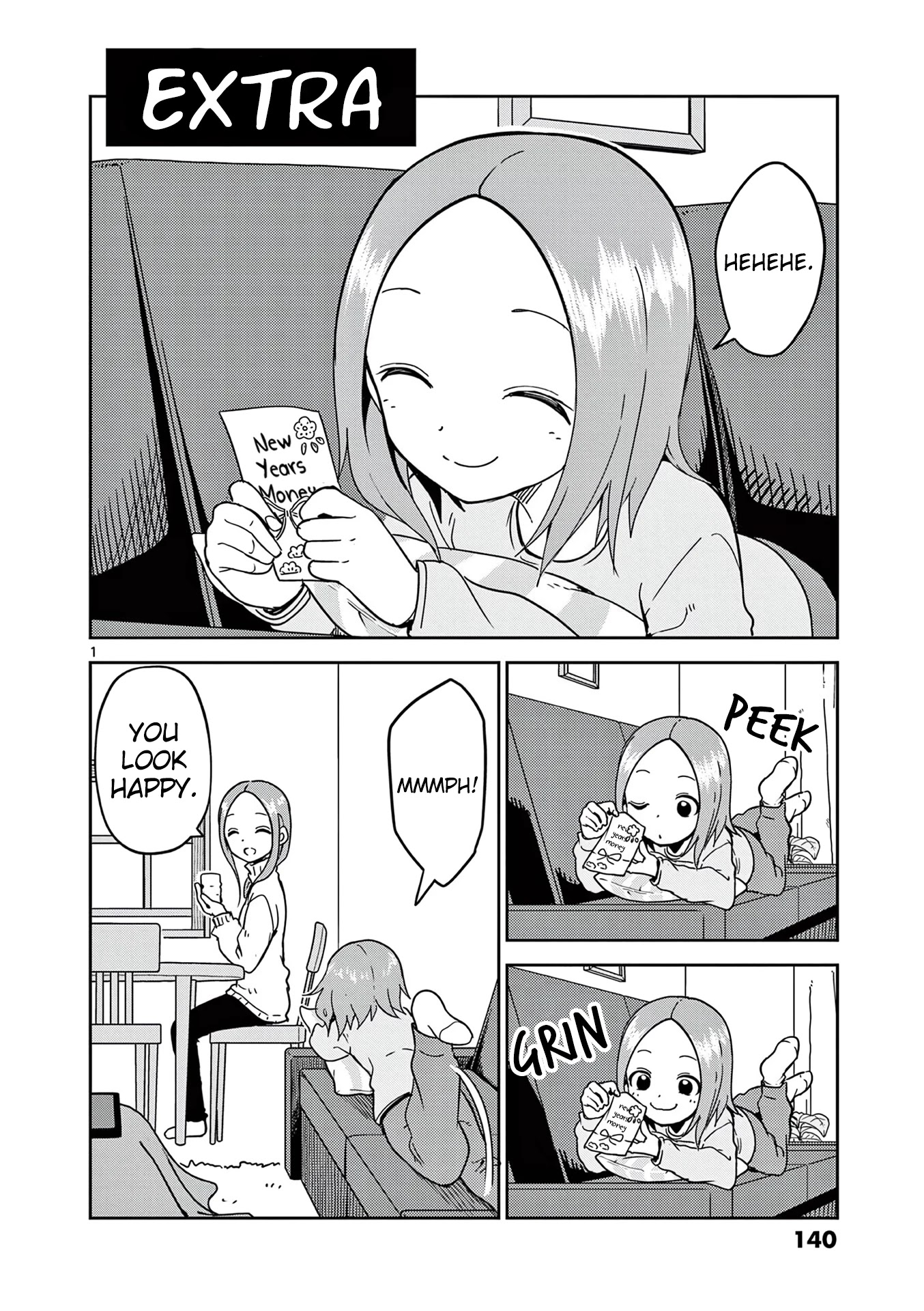 Karakai Jouzu no (Moto) Takagi-san Chapter 188.5 page 1 - Chapter 188.5