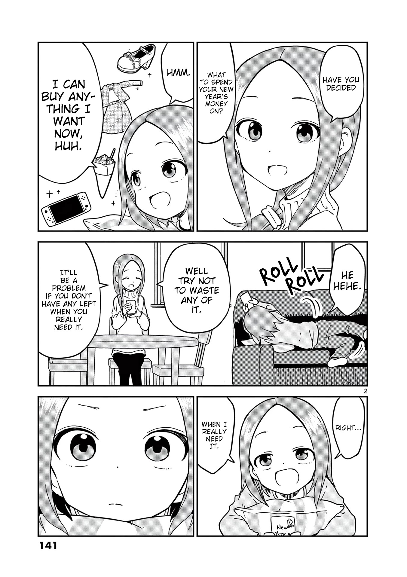 Karakai Jouzu no (Moto) Takagi-san Chapter 188.5 page 2 - Chapter 188.5