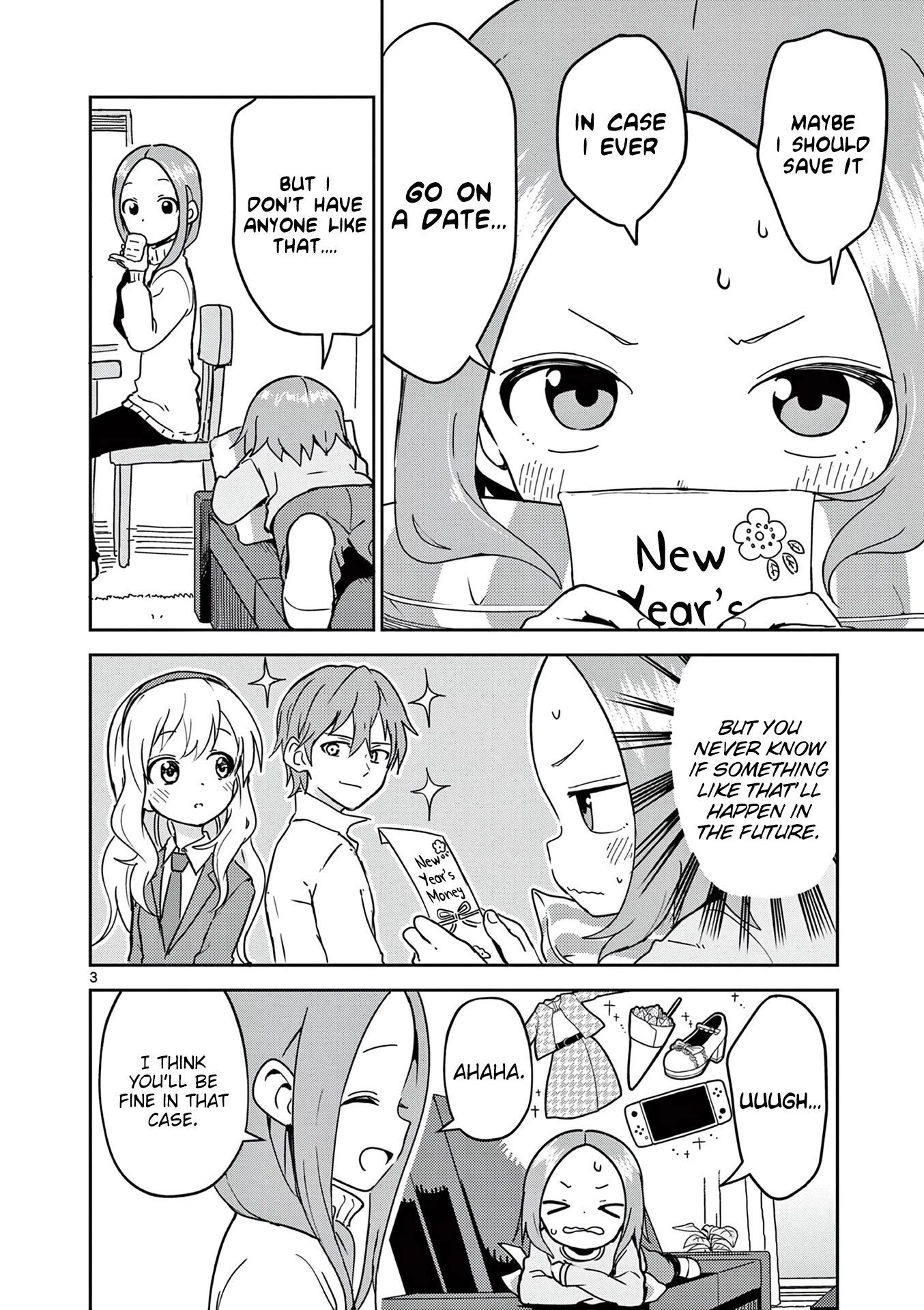 Karakai Jouzu no (Moto) Takagi-san Chapter 188.5 page 3 - Chapter 188.5