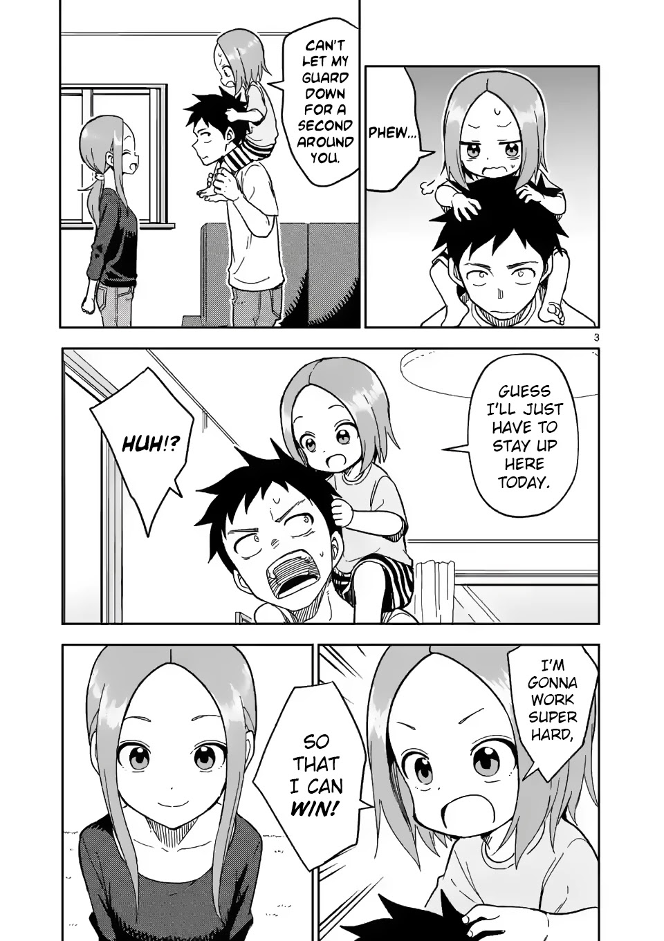 Karakai Jouzu no (Moto) Takagi-san Chapter 188 page 3 - Chapter 188