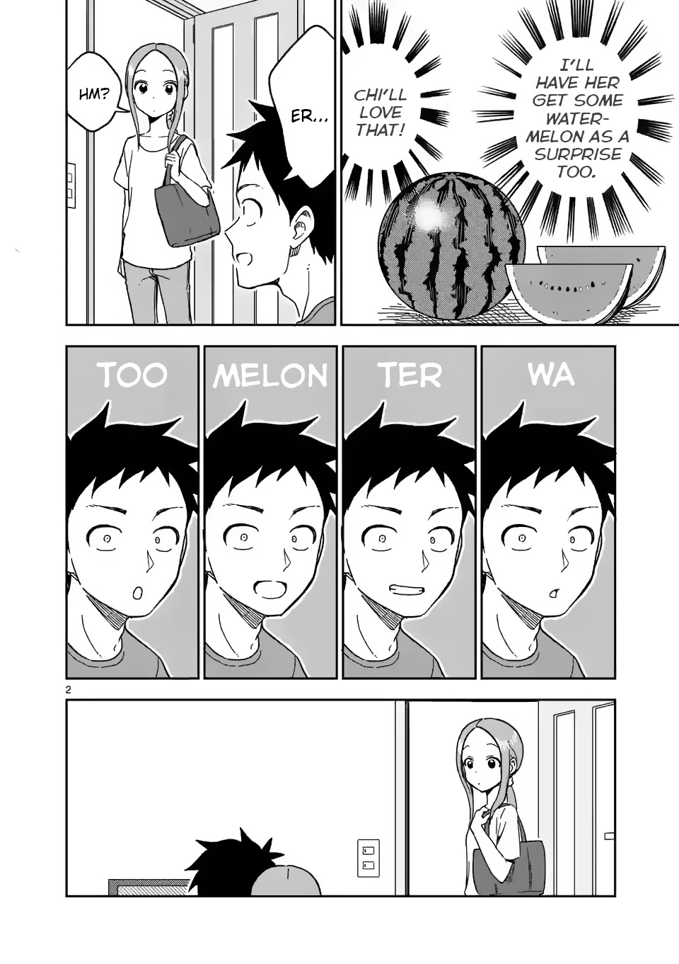 Karakai Jouzu no (Moto) Takagi-san Chapter 189 page 2 - Chapter 189