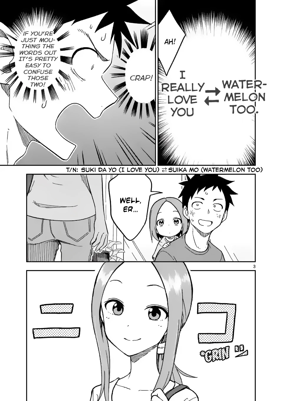Karakai Jouzu no (Moto) Takagi-san Chapter 189 page 3 - Chapter 189