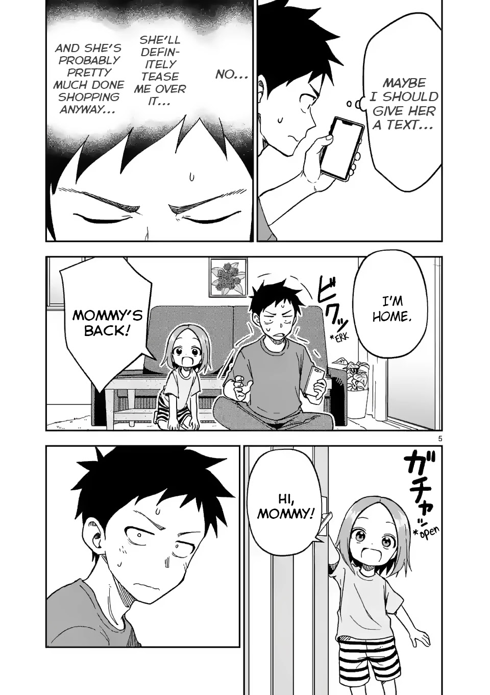 Karakai Jouzu no (Moto) Takagi-san Chapter 189 page 5 - Chapter 189