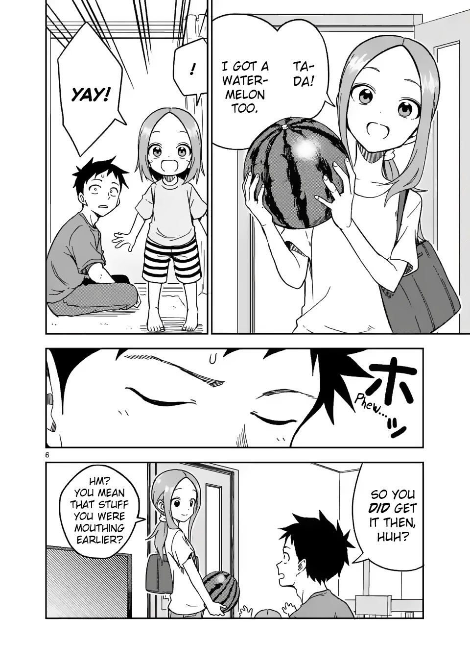 Karakai Jouzu no (Moto) Takagi-san Chapter 189 page 6 - Chapter 189