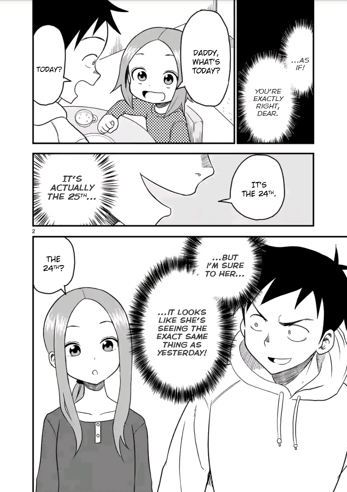 Karakai Jouzu no (Moto) Takagi-san Chapter 19 page 2 - Chapter 19