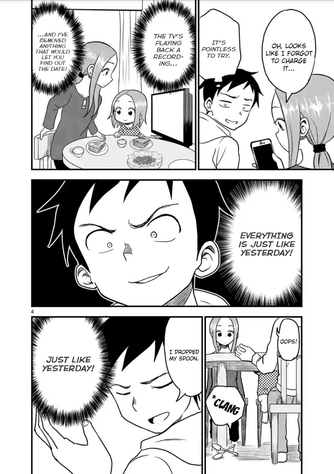 Karakai Jouzu no (Moto) Takagi-san Chapter 19 page 4 - Chapter 19