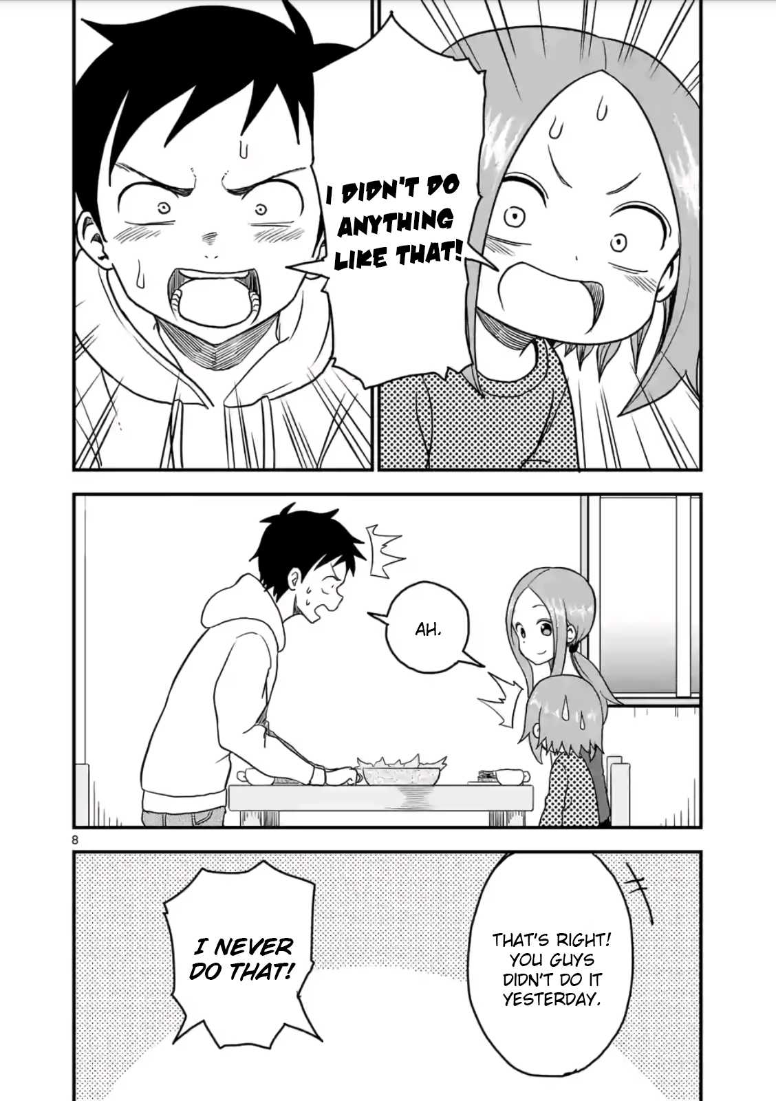 Karakai Jouzu no (Moto) Takagi-san Chapter 19 page 8 - Chapter 19