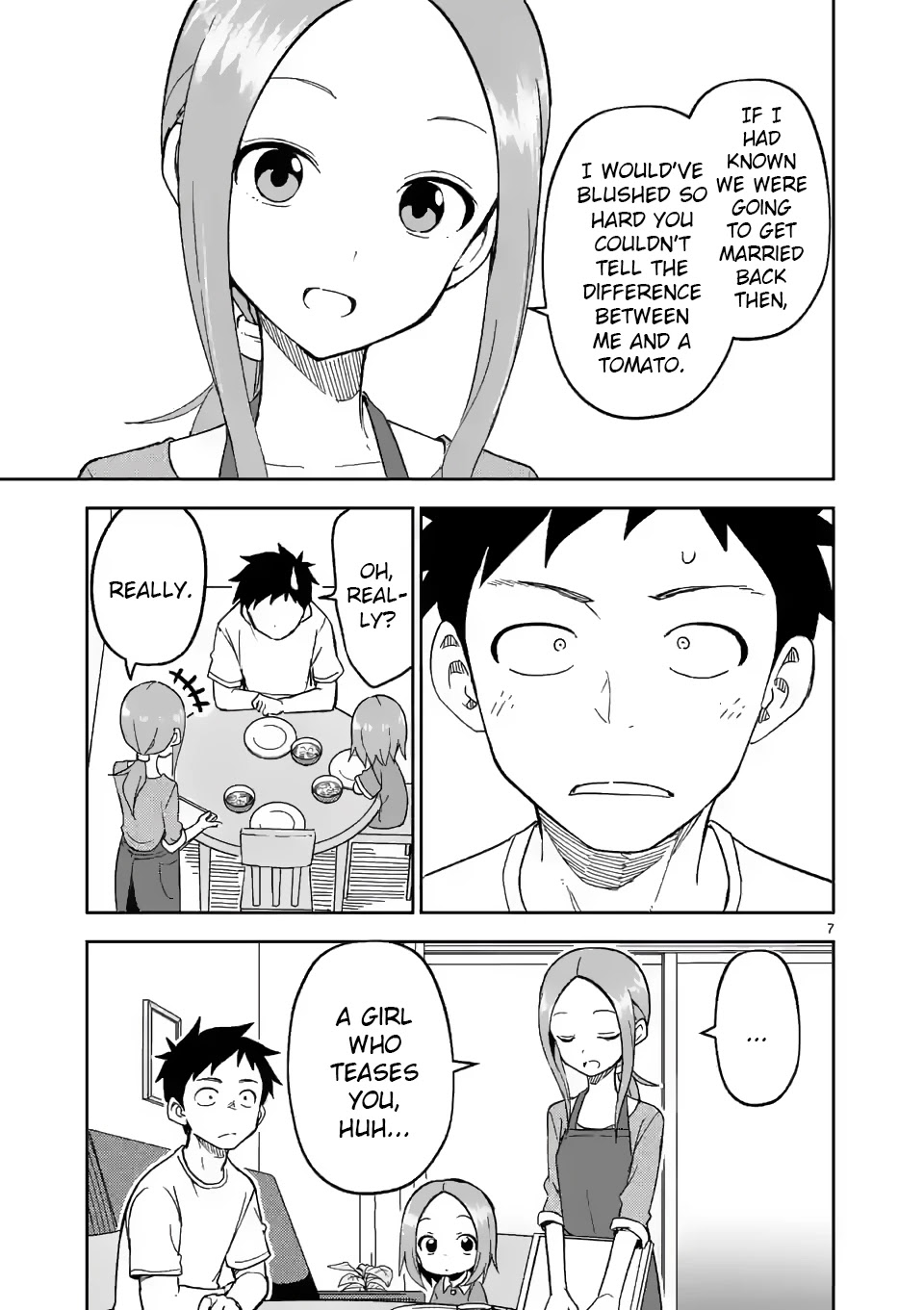 Karakai Jouzu no (Moto) Takagi-san Chapter 190 page 7 - Chapter 190