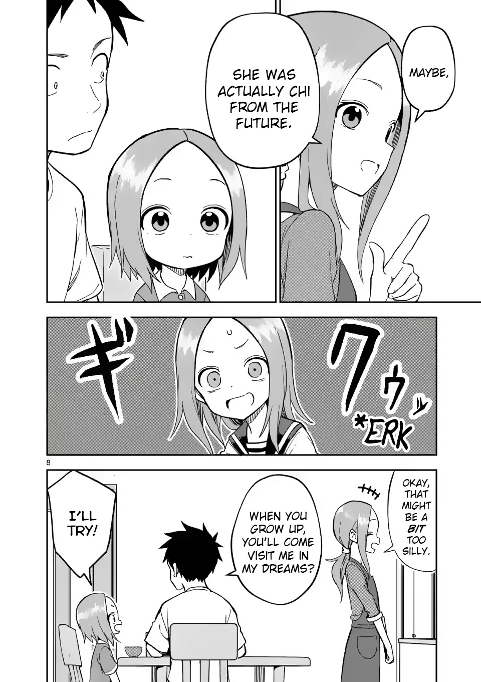 Karakai Jouzu no (Moto) Takagi-san Chapter 190 page 8 - Chapter 190