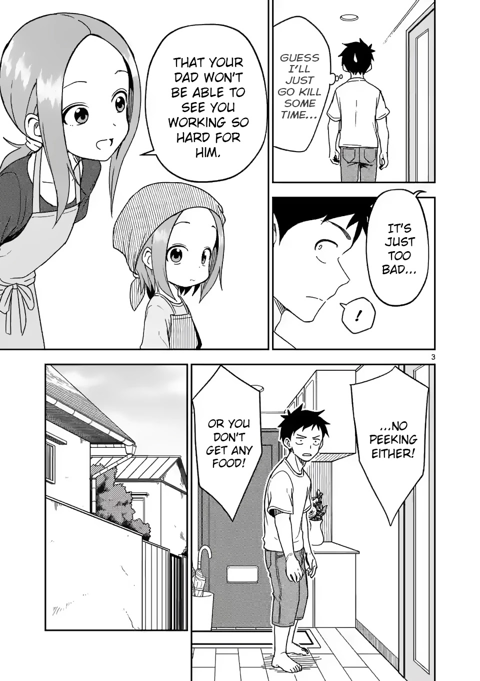 Karakai Jouzu no (Moto) Takagi-san Chapter 191 page 3 - Chapter 191