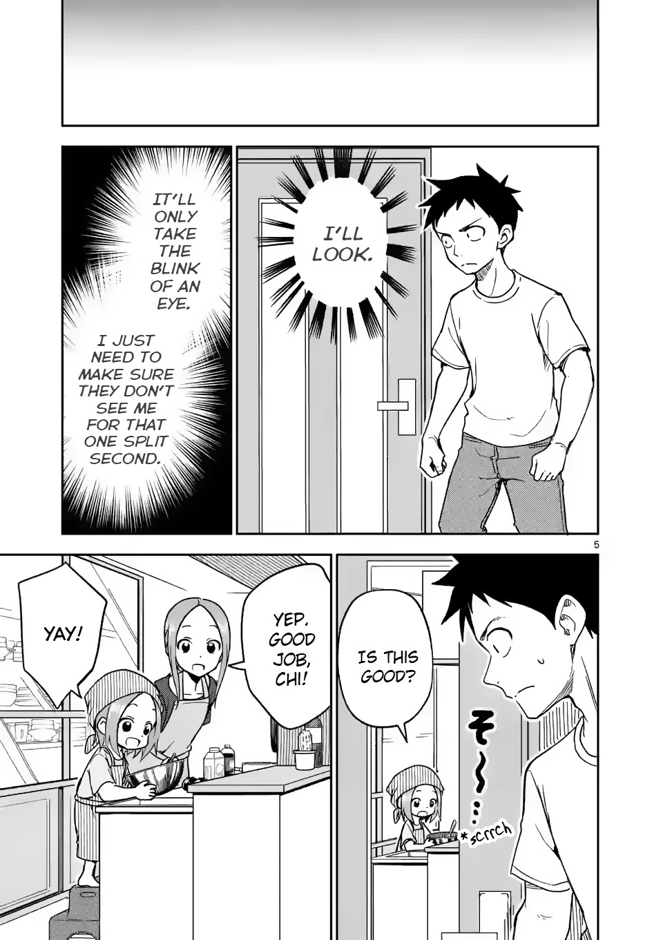 Karakai Jouzu no (Moto) Takagi-san Chapter 191 page 5 - Chapter 191