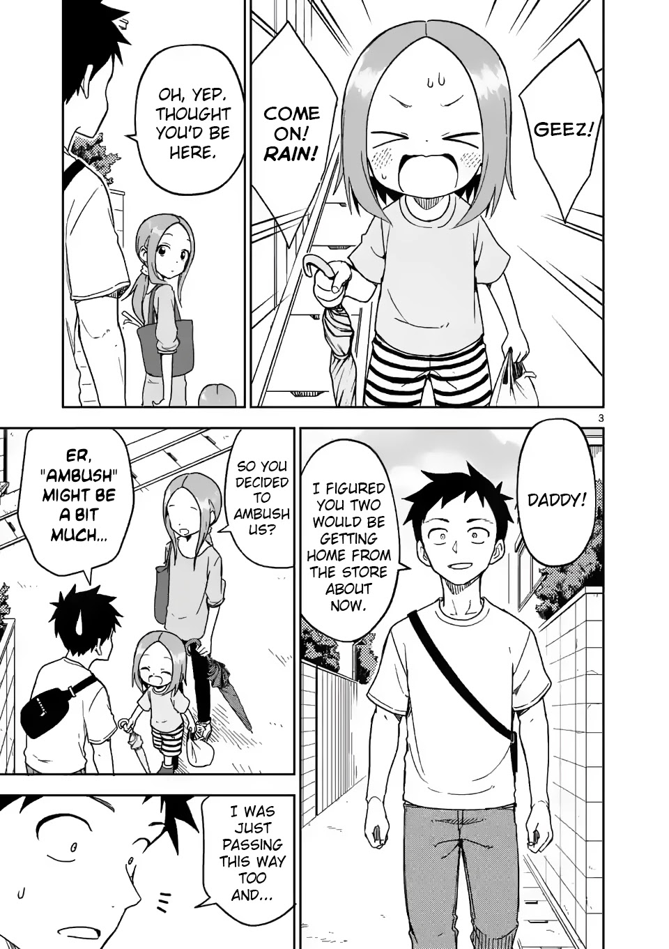 Karakai Jouzu no (Moto) Takagi-san Chapter 192 page 3 - Chapter 192