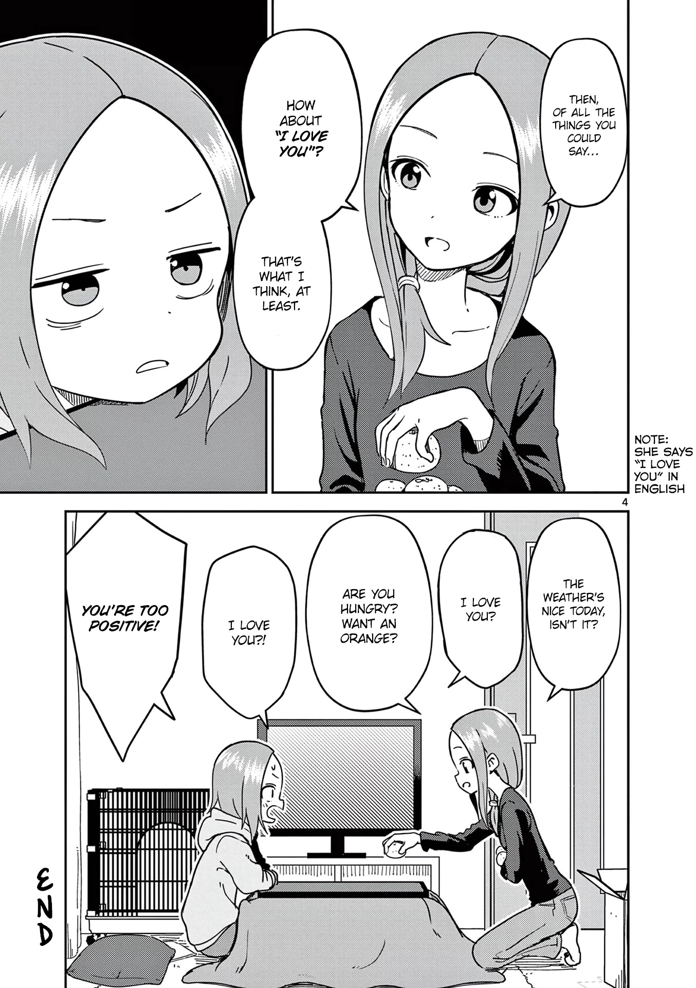 Karakai Jouzu no (Moto) Takagi-san Chapter 193.5 page 4 - Chapter 193.5