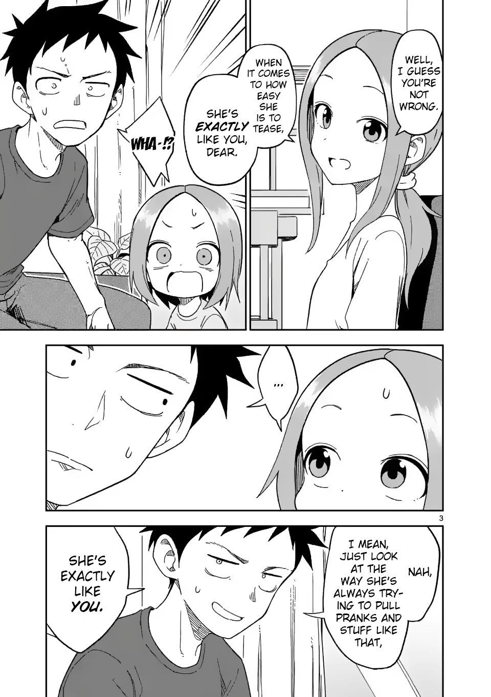 Karakai Jouzu no (Moto) Takagi-san Chapter 193 page 3 - Chapter 193