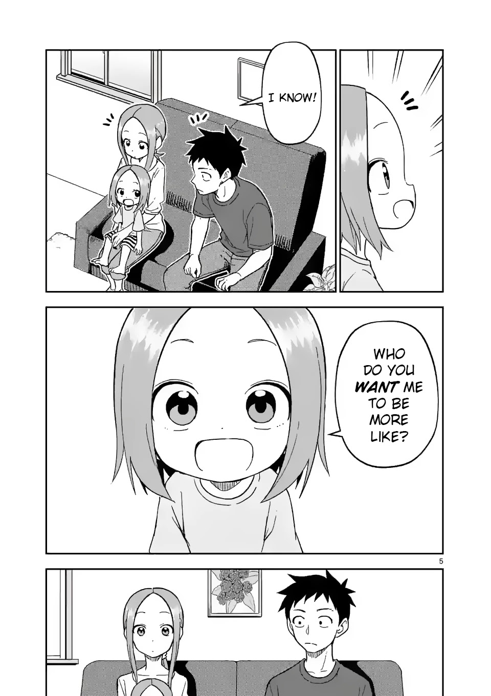 Karakai Jouzu no (Moto) Takagi-san Chapter 193 page 5 - Chapter 193