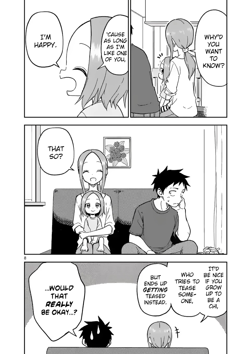 Karakai Jouzu no (Moto) Takagi-san Chapter 193 page 8 - Chapter 193