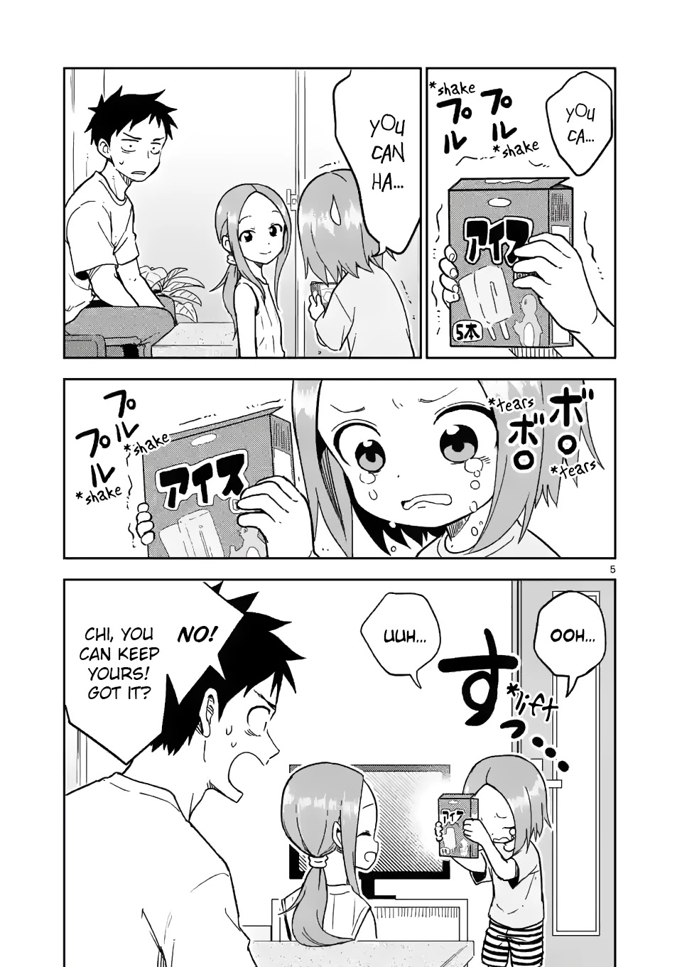 Karakai Jouzu no (Moto) Takagi-san Chapter 194 page 5 - Chapter 194