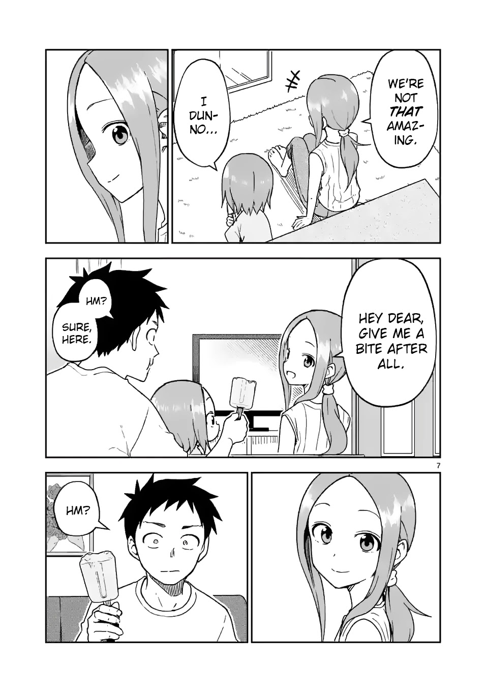 Karakai Jouzu no (Moto) Takagi-san Chapter 194 page 7 - Chapter 194