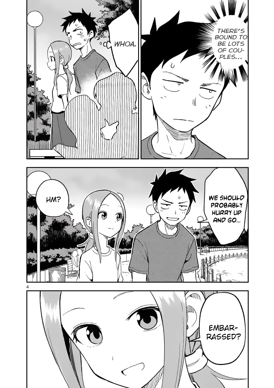 Karakai Jouzu no (Moto) Takagi-san Chapter 195 page 4 - Chapter 195