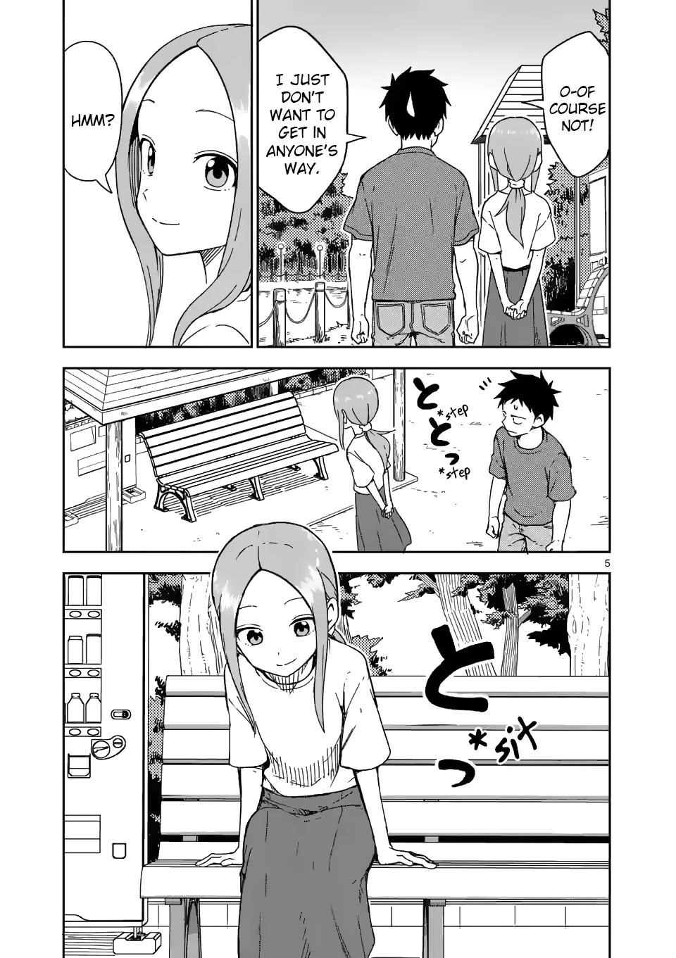 Karakai Jouzu no (Moto) Takagi-san Chapter 195 page 5 - Chapter 195