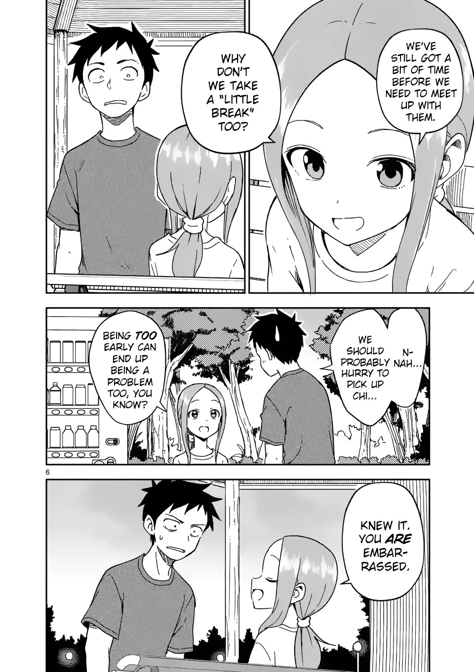 Karakai Jouzu no (Moto) Takagi-san Chapter 195 page 6 - Chapter 195