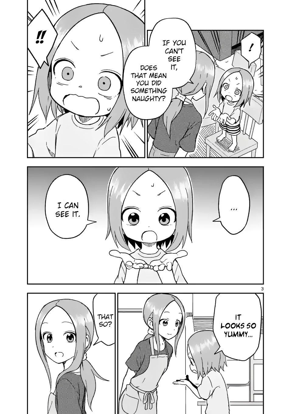 Karakai Jouzu no (Moto) Takagi-san Chapter 196 page 3 - Chapter 196