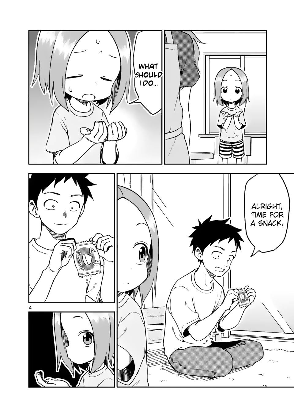 Karakai Jouzu no (Moto) Takagi-san Chapter 196 page 4 - Chapter 196