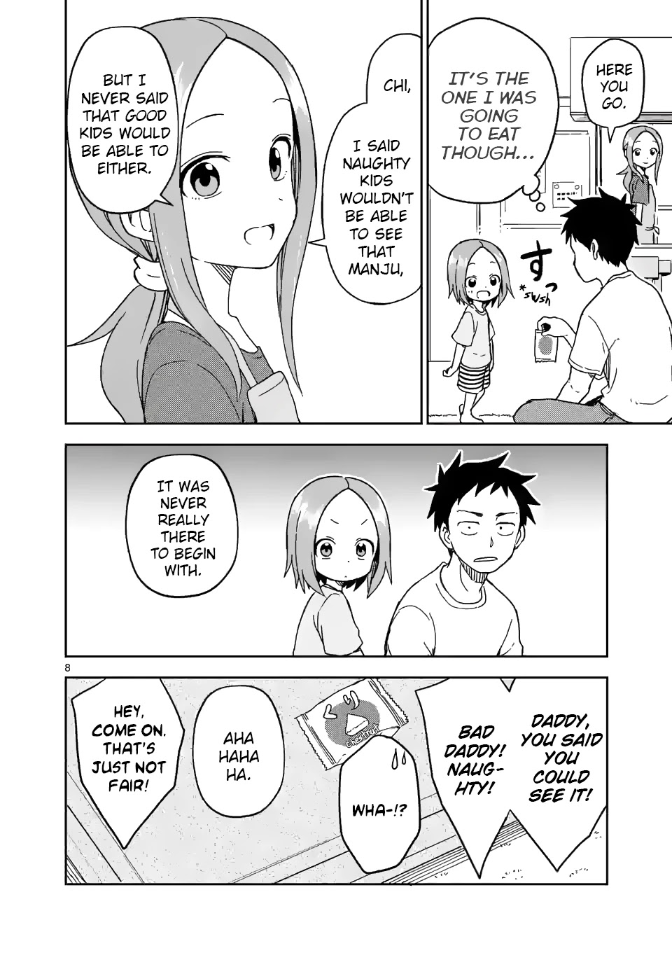 Karakai Jouzu no (Moto) Takagi-san Chapter 196 page 8 - Chapter 196