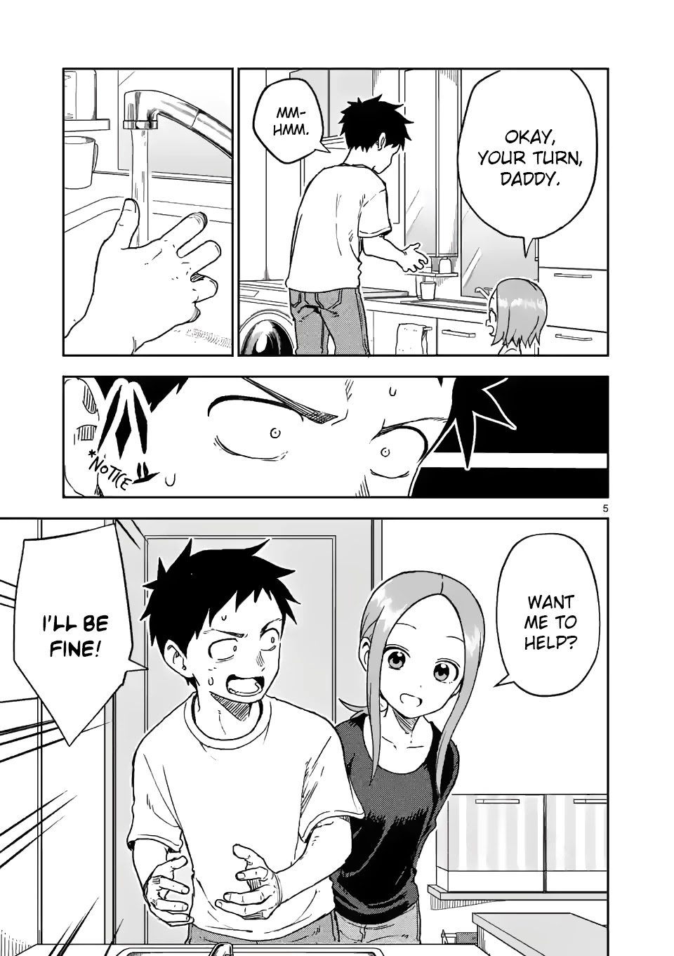 Karakai Jouzu no (Moto) Takagi-san Chapter 197 page 5 - Chapter 197