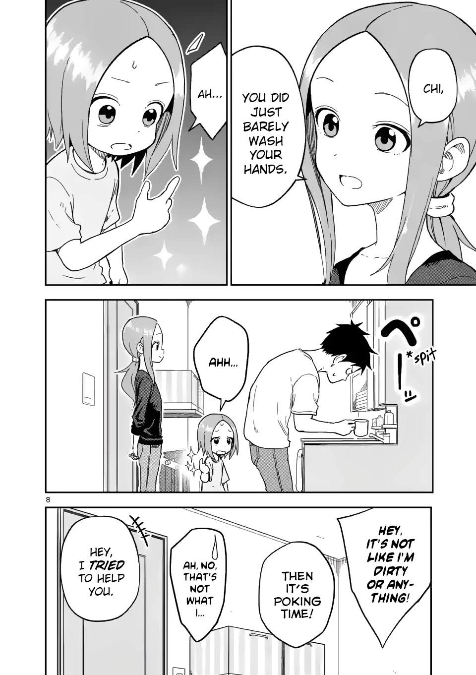 Karakai Jouzu no (Moto) Takagi-san Chapter 197 page 8 - Chapter 197
