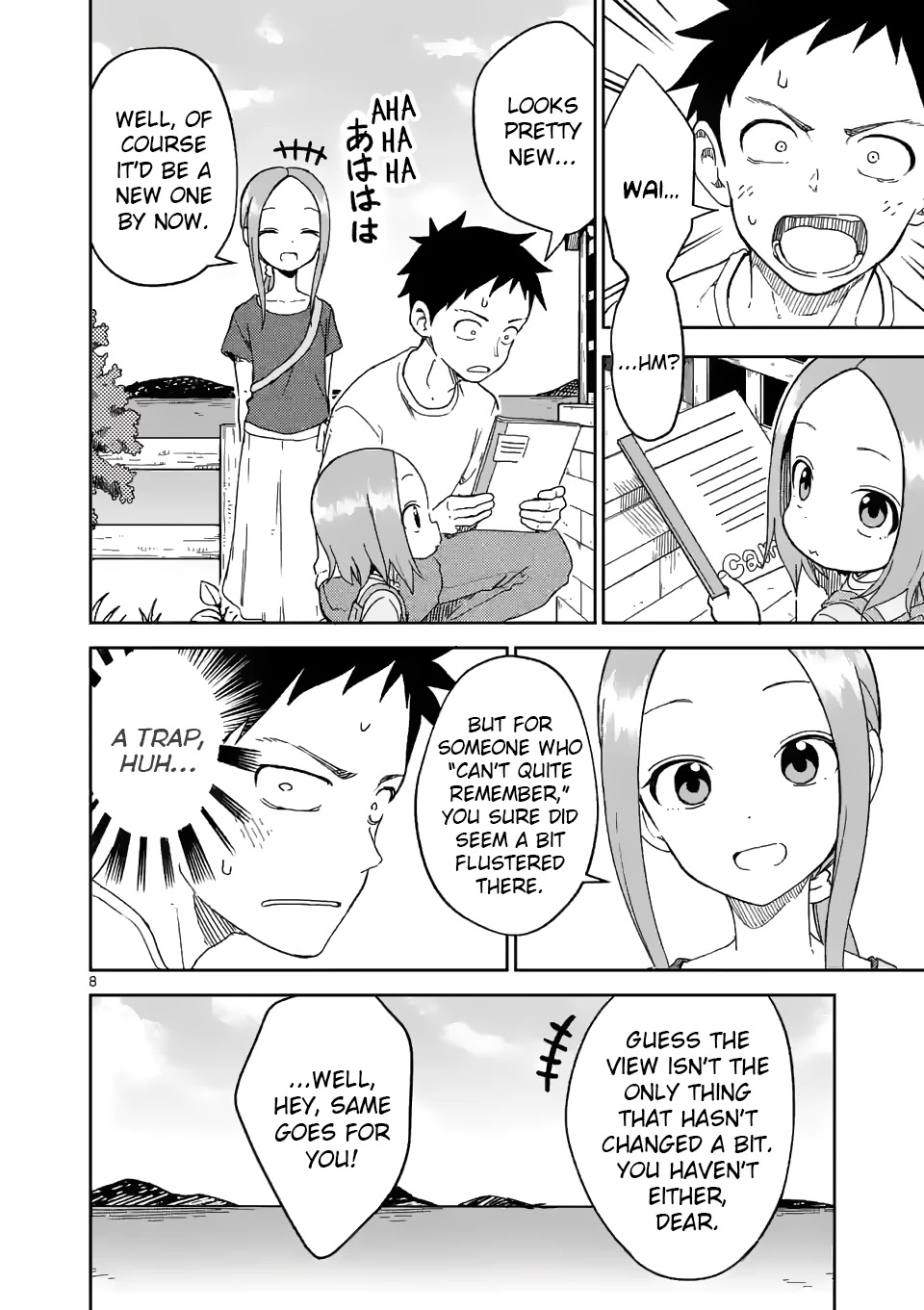 Karakai Jouzu no (Moto) Takagi-san Chapter 198 page 8 - Chapter 198
