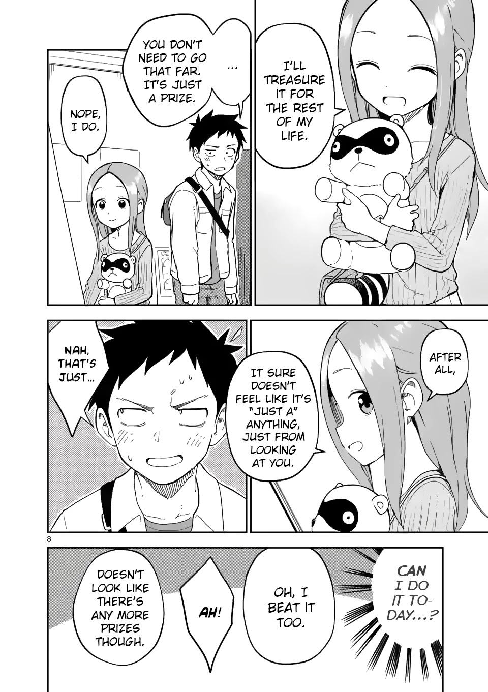 Karakai Jouzu no (Moto) Takagi-san Chapter 199 page 8 - Chapter 199