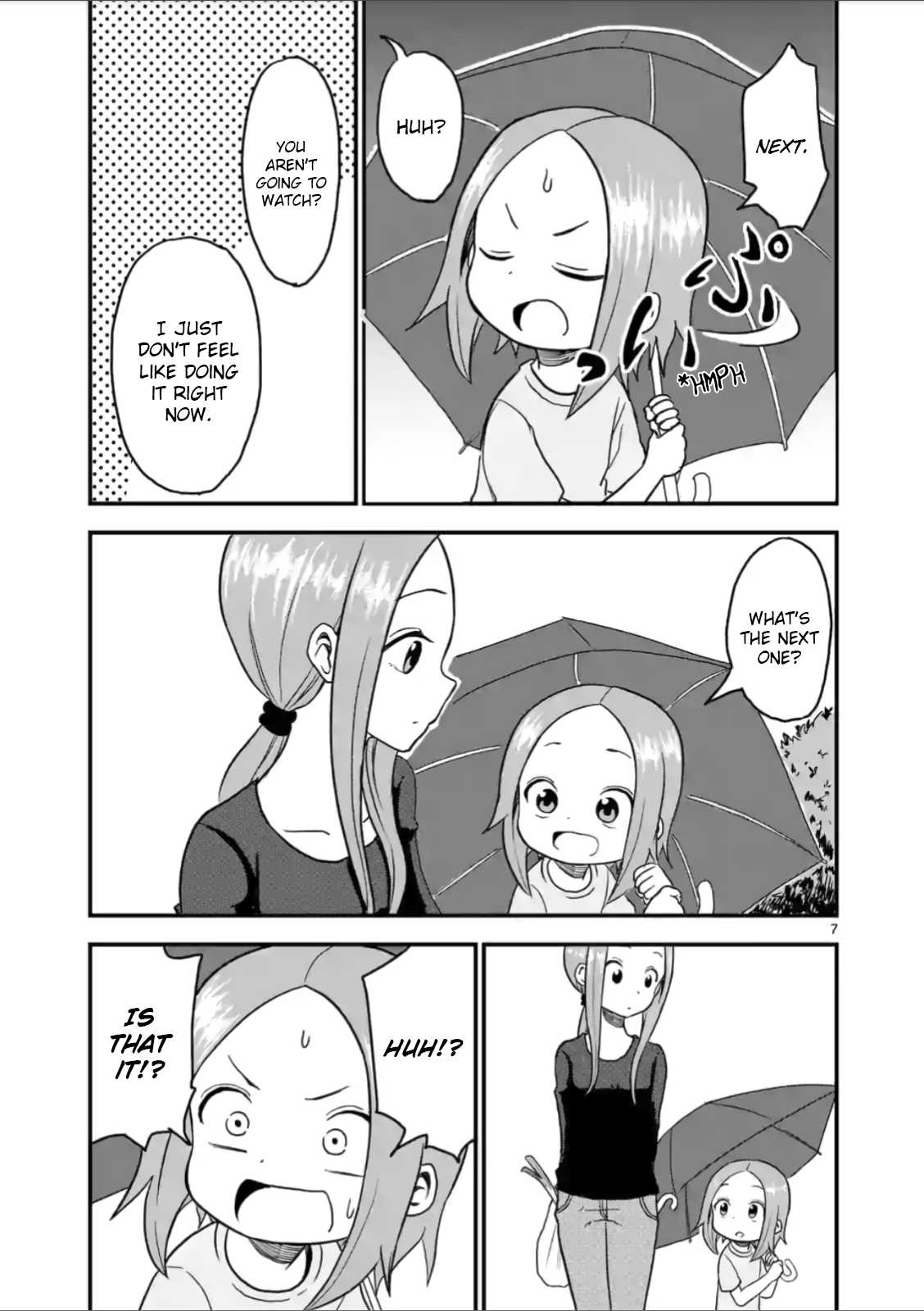 Karakai Jouzu no (Moto) Takagi-san Chapter 20 page 7 - Chapter 20