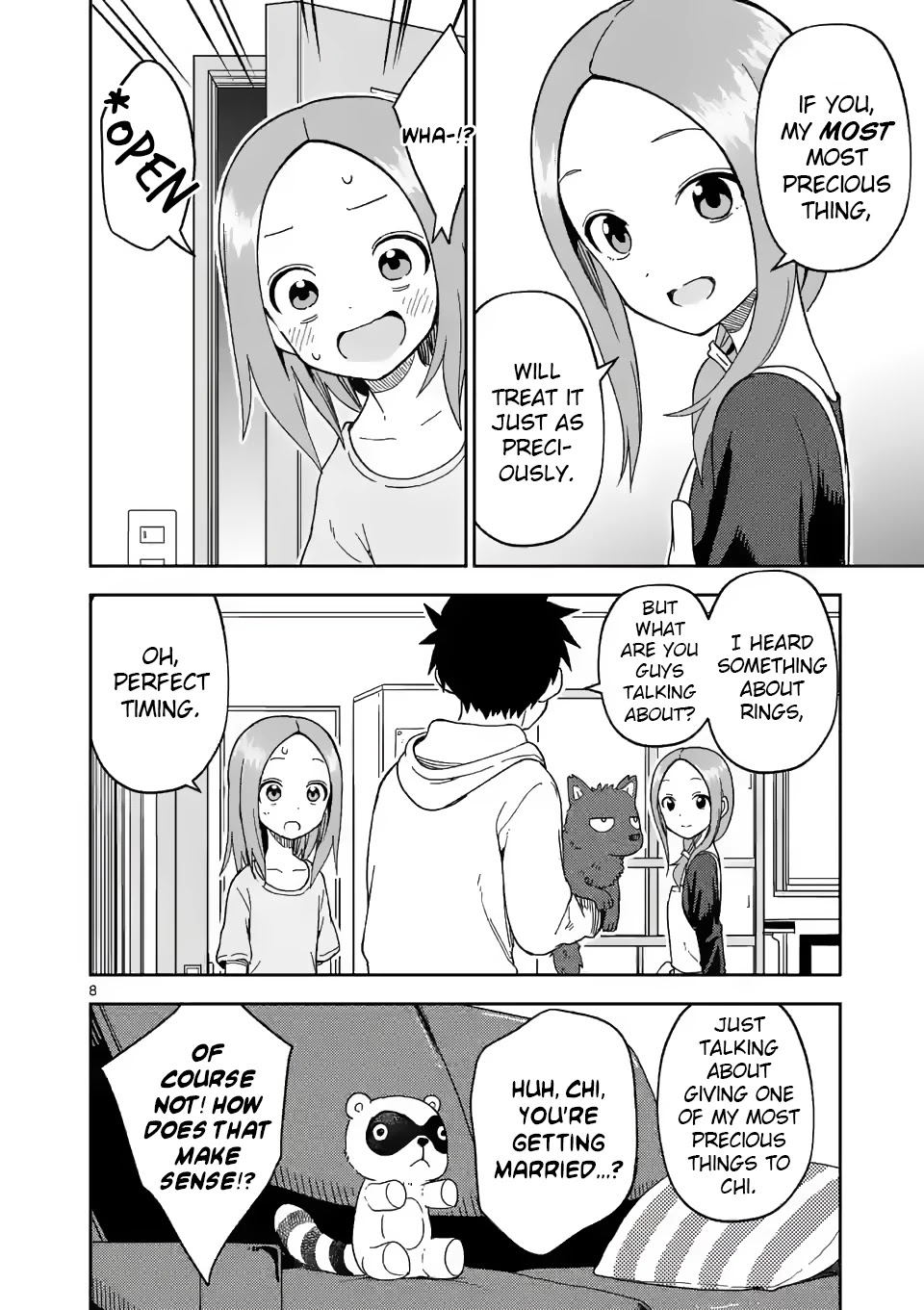 Karakai Jouzu no (Moto) Takagi-san Chapter 200 page 8 - Chapter 200
