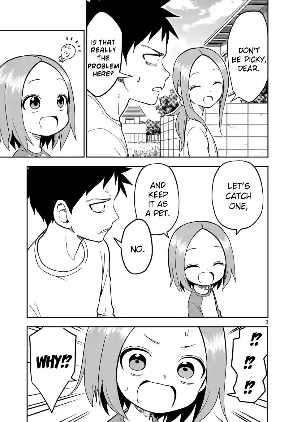 Karakai Jouzu no (Moto) Takagi-san Chapter 201 page 3 - Chapter 201