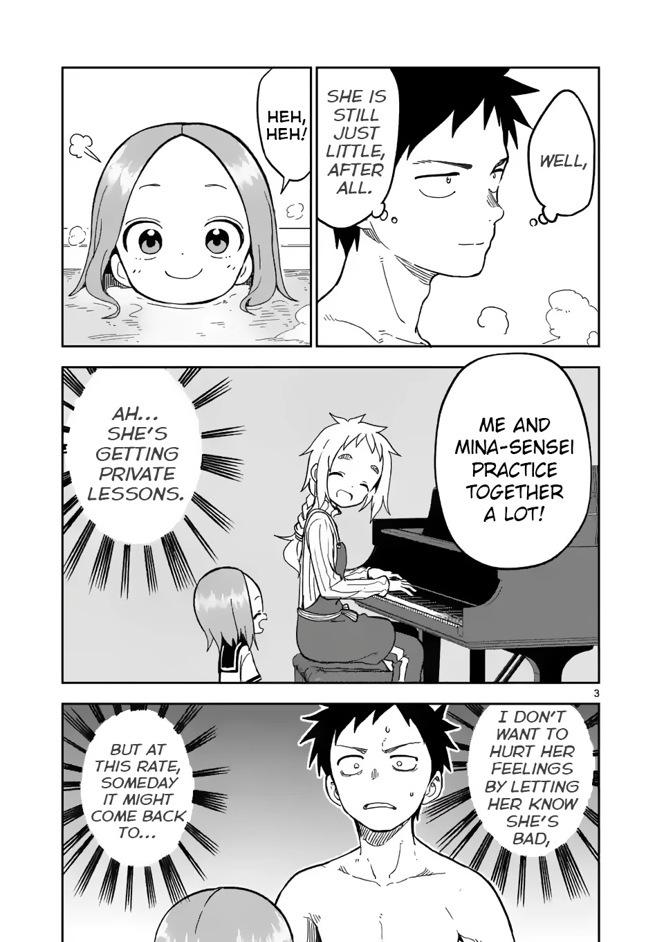 Karakai Jouzu no (Moto) Takagi-san Chapter 202 page 3 - Chapter 202