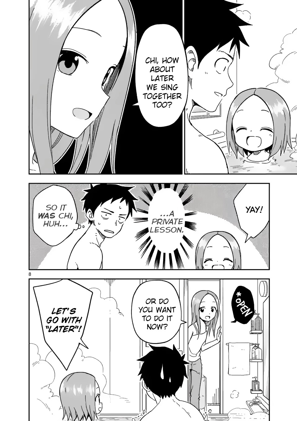 Karakai Jouzu no (Moto) Takagi-san Chapter 202 page 8 - Chapter 202