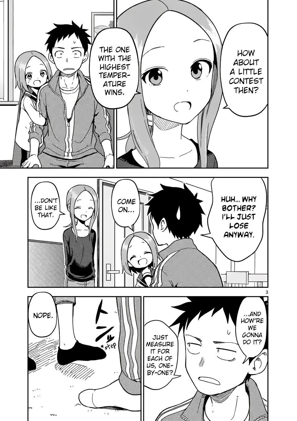 Karakai Jouzu no (Moto) Takagi-san Chapter 203 page 3 - Chapter 203