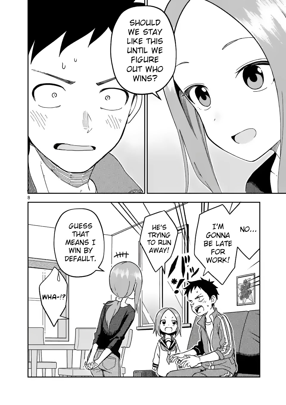 Karakai Jouzu no (Moto) Takagi-san Chapter 203 page 8 - Chapter 203