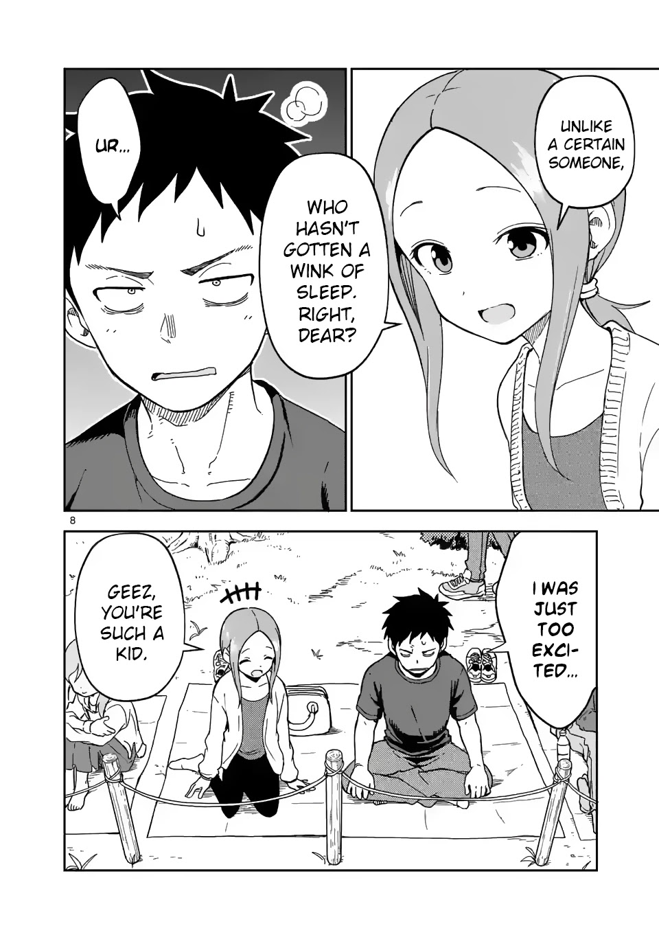 Karakai Jouzu no (Moto) Takagi-san Chapter 204 page 8 - Chapter 204