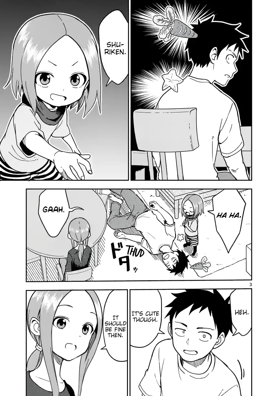 Karakai Jouzu no (Moto) Takagi-san Chapter 206 page 3 - Chapter 206