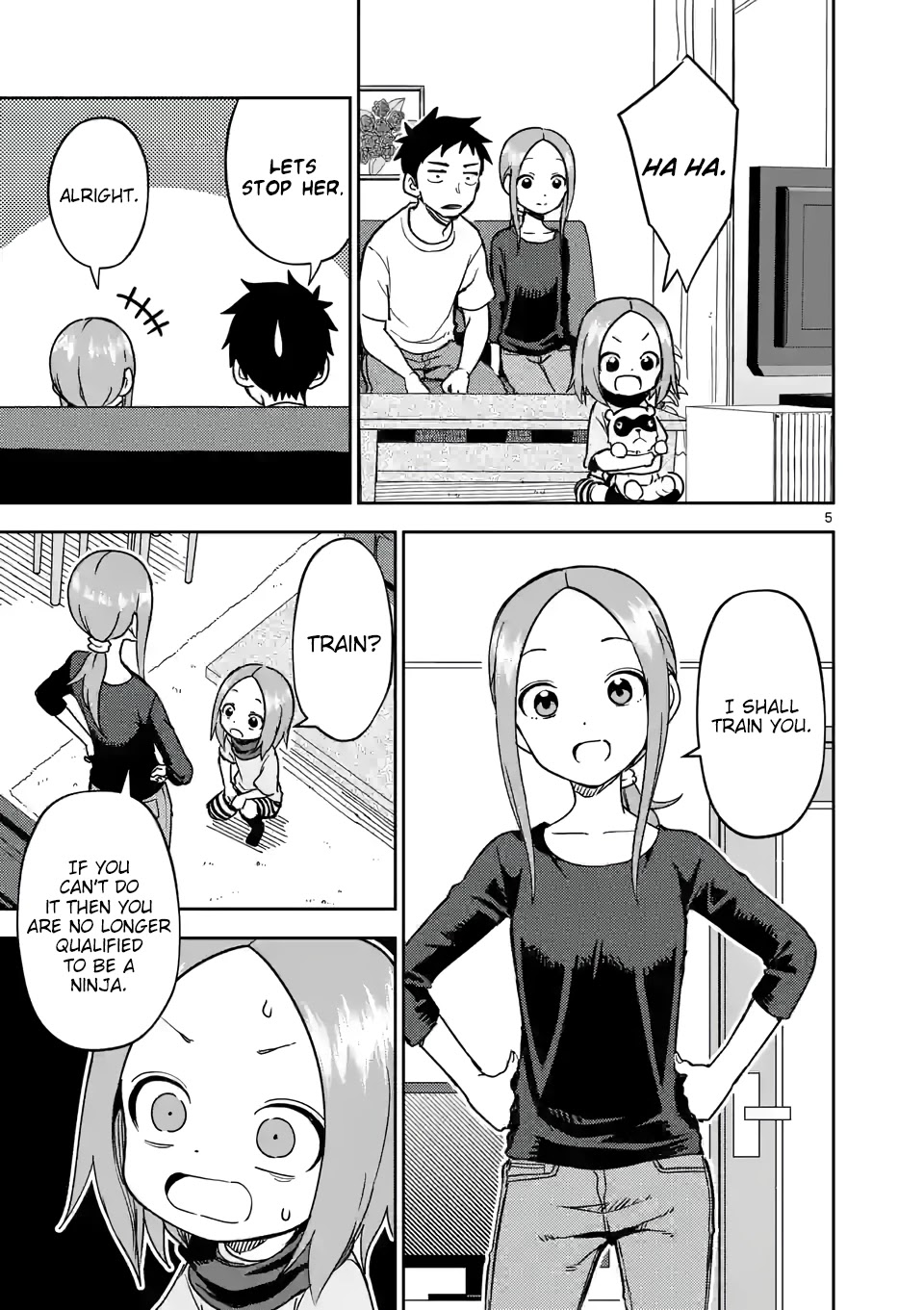Karakai Jouzu no (Moto) Takagi-san Chapter 206 page 5 - Chapter 206